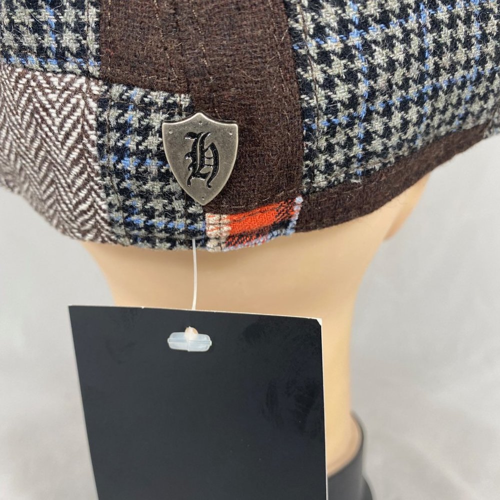 HEADERS Flat Cap Classic Patchwork Pattern NWT NWT - image 5